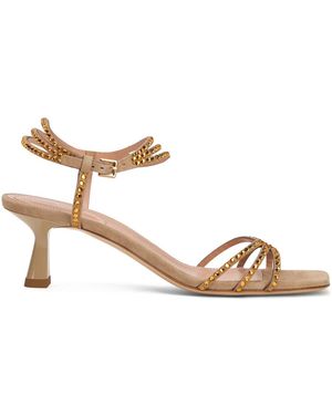 Alberta Ferretti High Heel Sandals - Metallic