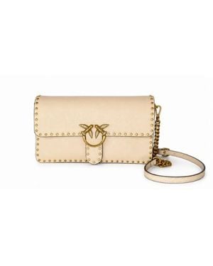 Pinko Cross Body Bags - Natural