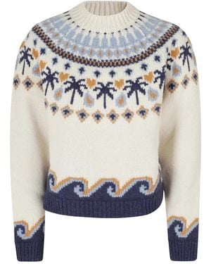 Alanui Süßer Winterpullover - Grau