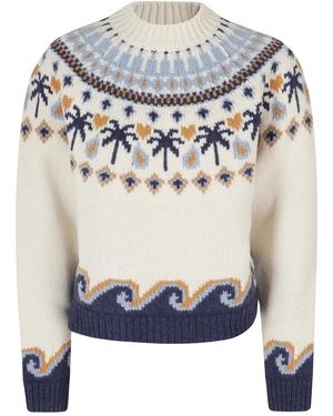 Alanui Truien & Vesten ,Wol Sweet Winter Sweater - Grijs