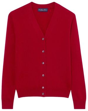 Brooks Brothers Cashmere Cardigan - Rot