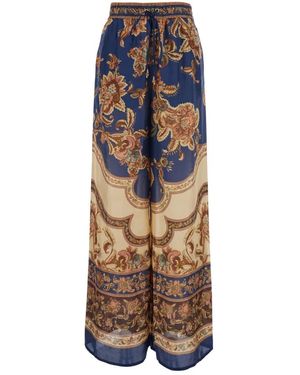 Zimmermann Wide Trousers - Blu