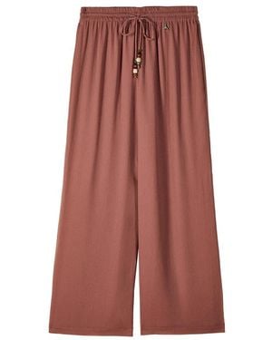 Patrizia Pepe Wide Trousers - Red