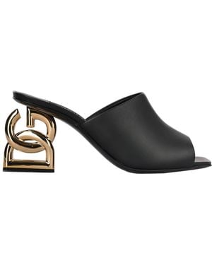 Dolce & Gabbana Heeled Mules - Negro