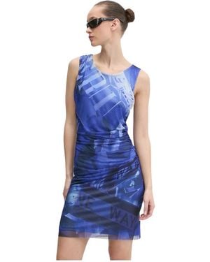 Desigual Short Dresses - Azul