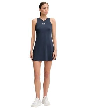 EA7 Tennis Pro Kleid - Blau