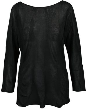 Alpha Studio Long Knitwear - Noir