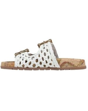 Alviero Martini 1A Classe Sliders - Metallic
