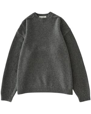 Studio Nicholson Round-Neck Knitwear - Gris