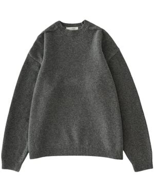 Studio Nicholson Truien & Vesten ,Grijs ,Wol Hemyl Knit