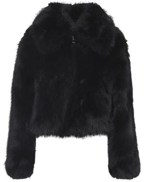 Frankie Shop Faux Fur & Shearling Jackets - Nero