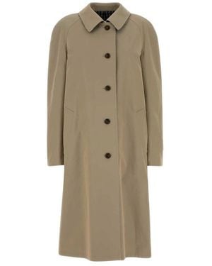 Miu Miu Klassischer Einreihiger Trenchcoat - Natur