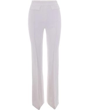 Elisabetta Franchi Wide Pants - Gray