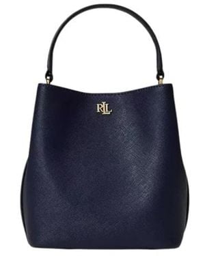 Ralph Lauren Small Reese Bucket Bag - Blauw