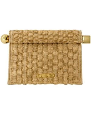 Jacquemus Clutches - Natural