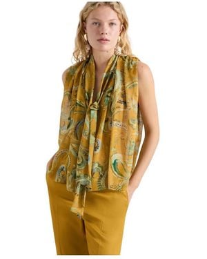 Marella Sleeveless Tops - Metallic