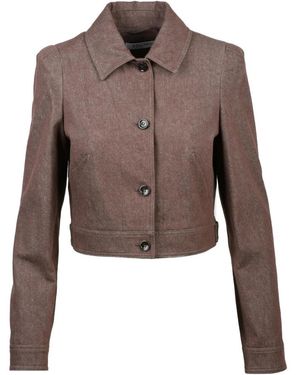 Max Mara Denim Jackets - Marrón