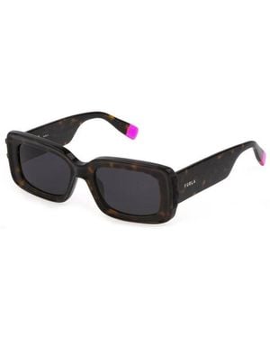 Furla Kunststoff-Sonnenbrille - Schwarz