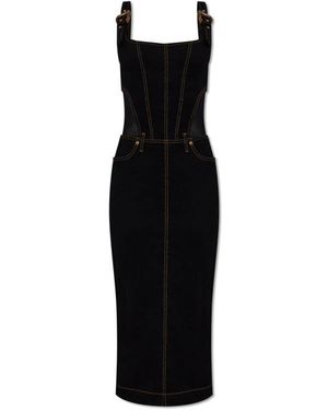 Versace Jeans Couture Midi Dresses - Black