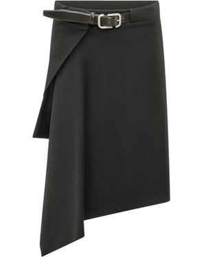 The Attico Short Skirts - Negro