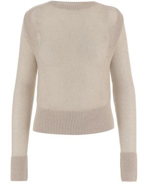 Sa Su Phi Cashmere Knitwear - Natural