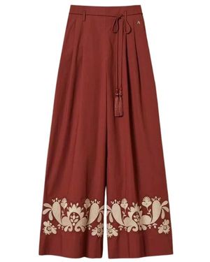 Twinset Wide Trousers - Red