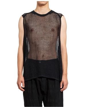 Jan Jan Van Essche Sleeveless Tops - Black