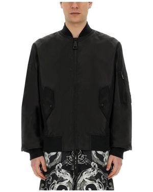 Versace Jeans Couture Bomber Jackets - Black