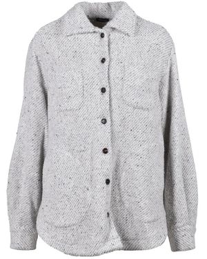 Kiton Camicia di cashmere e seta - Grigio