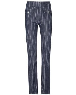 Dondup Broeken ,Blauw ,Pantalone T Toppa