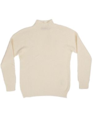La Fileria Feinstrick-Rollkragenpullover - Weiß