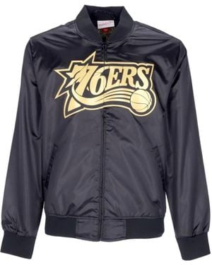 Mitchell & Ness Bomber Jackets - Blue