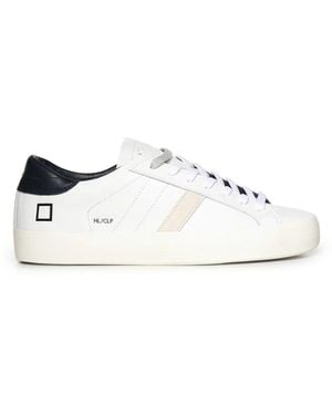 Date Schoenen ,Wit ,Leer Hill Low Sneaker