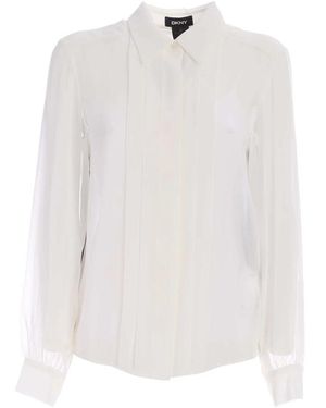 DKNY Camicetta bicolore - Bianco