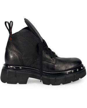 GIO+ Lace-Up Boots - Black