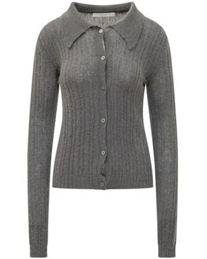 Tela Joy Gebreide Vest - Grijs