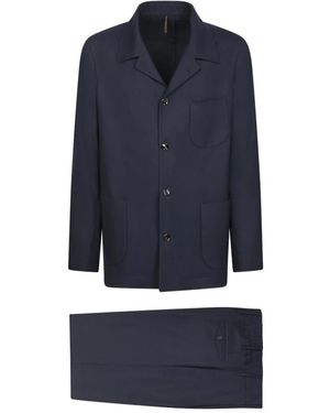 Dell'Oglio Single Breasted Suits - Azul