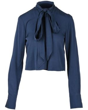 Stella McCartney Overhemden ,Blauw ,Camicia Corta