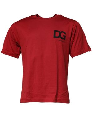 Dolce & Gabbana T-Shirts - Rosso