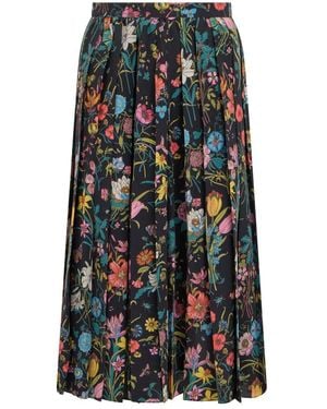 Gucci Langer Blumenrock - Mehrfarbig