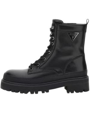 Guess Lace-Up Boots - Nero