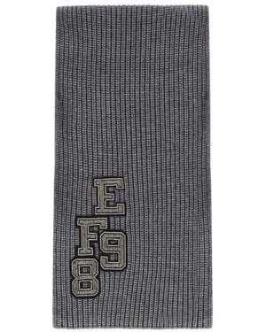 Elisabetta Franchi Winter Scarves - Grey