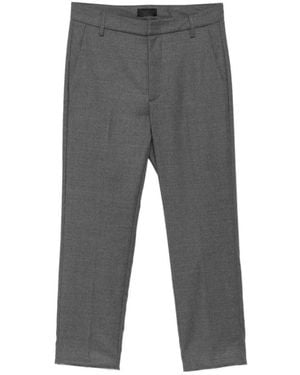 Dondup Cropped Trousers - Gris