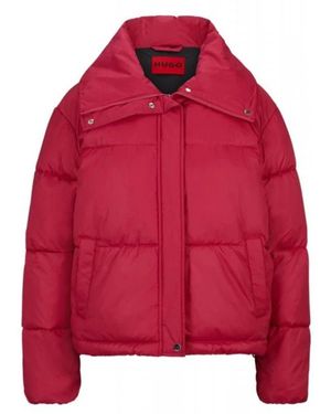 HUGO Fary-1 Puffer Jacket - Rot