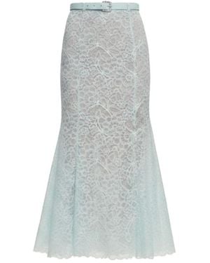 Self-Portrait Midi Skirts - Gris