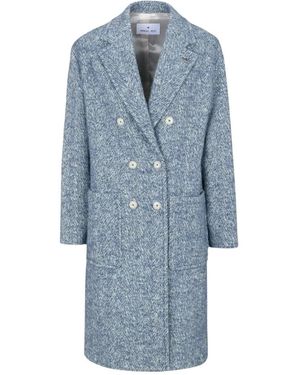 Manuel Ritz Double-Breasted Coats - Azul