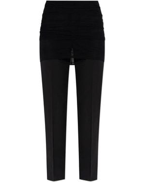 MM6 by Maison Margiela Slim-Fit Trousers - Black