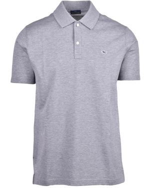 Paul & Shark Tops ,Grijs ,Katoen Polo - Blauw