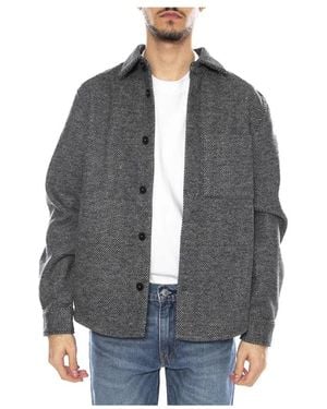 Only & Sons Jassen ,Grijs ,Katoen Micah Overshirt