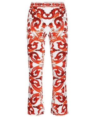 Dolce & Gabbana Kate Cropped Hosen - Rot
